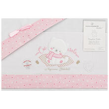 LENZUOLO 3 PZ CULLA RICAMATO 