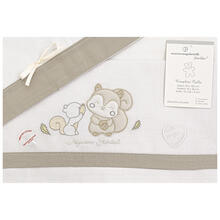 LENZUOLO 3 PZ CULLA RICAMATO 