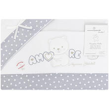 LENZUOLO 3 PZ CULLA RICAMATO 