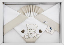 LENZUOLO 3 PZ CULLA RICAMATO 