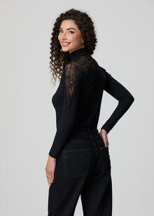 LUPETTO ELASTICIZZATO MODA COTONE + PIZZO 
