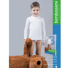 MAGLIA BIMBO MANICA LUNGA COTONE INTERLOCK 