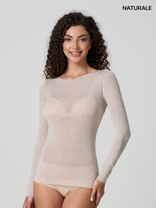 MAGLIA ESTERNABILE SCOLLO BARCA IN CASHMERE 