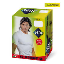 MAGLIA UOMO SCOLLO A PUNTA COTONE ELASTICIZZATO 