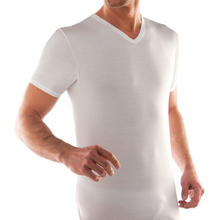 MAGLIA UOMO MEZZA MANICA FILOSCOZIA CON SCOLLO A V 