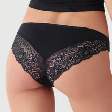 MINISLIP DONNA PIZZO IN COTONE ELASTICIZZATO 