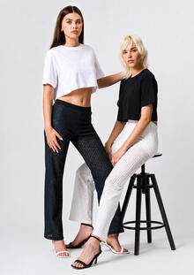 PANTALONE DONNA COMODO TRAFORATO 