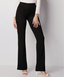 PANTALONE MORBIDO A GAMBA A ZAMPA VISCOSA 