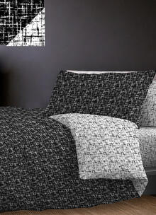 PARURE COPRIPIUMINO 1 PIAZZA E MEZZA CM 20X200+2F EDERE 50X80 