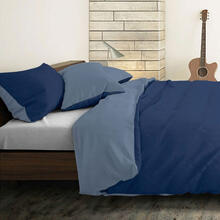 PARURE COPRIPIUMINO TINTAUNITA 1 PIAZZA DOUBLEFACE CM 150X200 