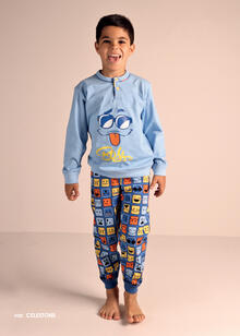 PIGIAMA BIMBO LUNGO JERSEY 8-10 ANNI 