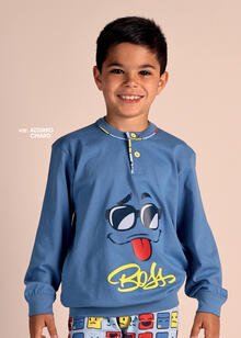 PIGIAMA BIMBO LUNGO JERSEY 8-10 ANNI 