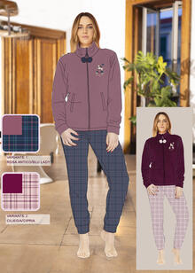 PIGIAMA DONNA CORAL FULL ZIP 