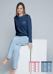 PIGIAMA DONNA INTERLOCK 