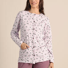 PIGIAMA DONNA INTERLOCK APERTO 