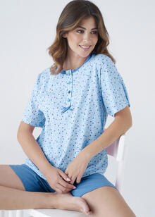 PIGIAMA DONNA MEZZA MANICA PANTALONCINO 