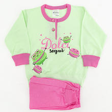 PIGIAMA NEONATA MANICA LUNGA IN COTONE 