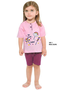 PIGIAMA NEONATA CORTO COTONE 