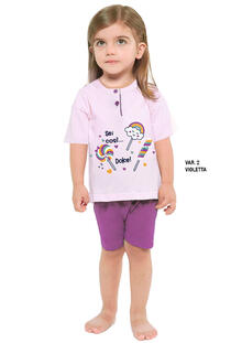 PIGIAMA NEONATA CORTO COTONE 