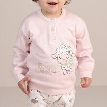 PIGIAMA NEONATA FELPA 