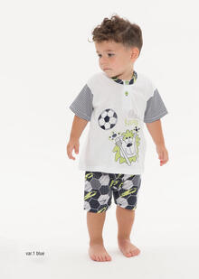 PIGIAMA NEONATO COTONE JERSEY 