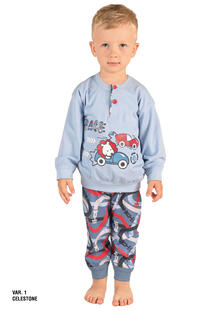 PIGIAMA NEONATO JERSEY LUNGO 