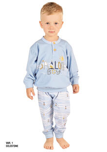 PIGIAMA NEONATO JERSEY LUNGO 
