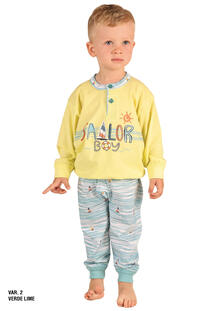 PIGIAMA NEONATO JERSEY LUNGO 