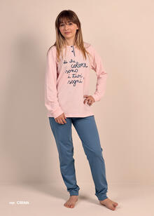 PIGIAMA RAGAZZA LUNGO JERSEY 