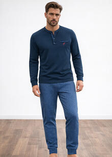 PIGIAMA UOMO INTERLOCK 