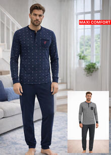 PIGIAMA UOMO INTERLOCK CALIBRATO 