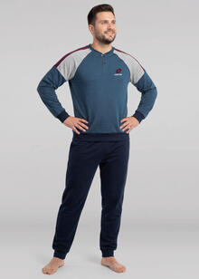 PIGIAMA UOMO INTERLOCK LOTTO CALIBRATO 