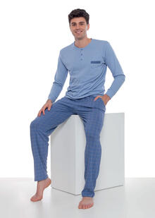 PIGIAMA UOMO LUNGO JERSEY 