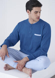 PIGIAMA UOMO LUNGO JERSEY IN SCATOLA 