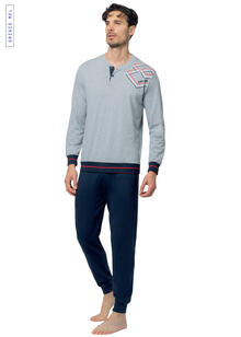 PIGIAMA UOMO LUNGO JERSEY LOTTO 