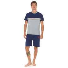 PIGIAMA UOMO MEZZA MANICA PANTALONCINO 