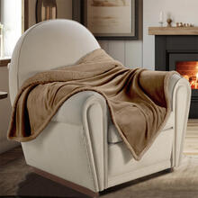 PLAID CORAL E SHERPA 120X160 