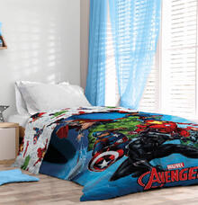 QUILT 1 PIAZZA AVENGERS MICROFIBRA CM 160X260 
