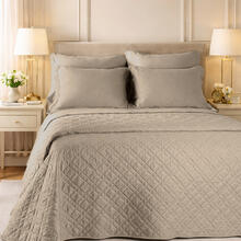 QUILT 2 PIAZZE BORDATO IN RASO CM 260X260 