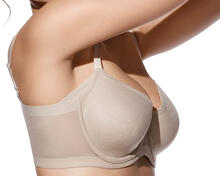 REGGISENO IN PIZZO CON CUCITURE LASER 
