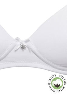 REGGISENO PUSH UP COPPA B IN COTONE BIOLOGICO 