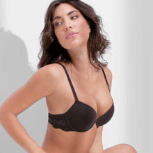 REGGISENO PUSH UP IN COTONE E PIZZO COPPA B 