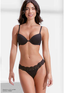 REGGISENO PUSH UP IN COTONE E PIZZO COPPA B 