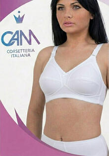 REGGISENO COPPA LISCIA IN PURO COTONE 