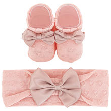 SCARPETTA + FASCETTA NEONATA 