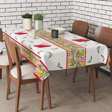 SERVIZIO DA TAVOLA X6 140X180 CON TOVAGLIOLI CM40X40 