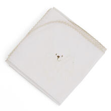 SET 3 QUADRATI DI MUSSOLA IN PERCALLE 100% COTONE 