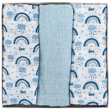 SET 3 QUADRATI GARZA COTONE 