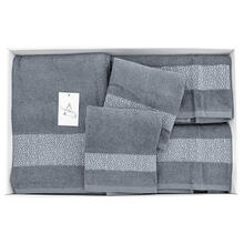 SET 5 PEZZI SPUGNA CON 1 TELO + 2 ASCIUGAMANI + 2 OSPITI 