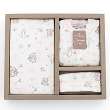 SET CORREDINO PRIMA NASCITA 3 PEZZI IN CALDO COTONE 